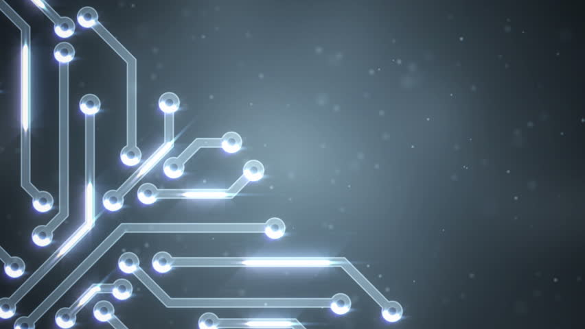 Purple Circuit Board Electronic Hi-tech. Beautiful Chip Background