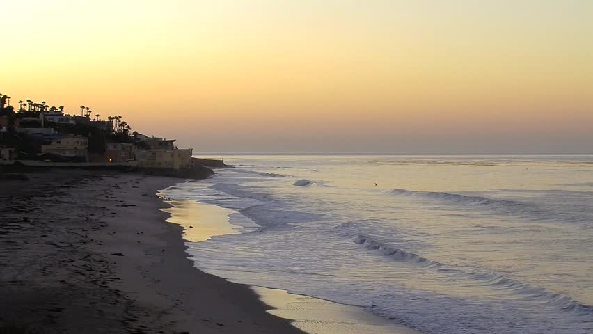 Beautiful Footage Of The Malibu Coastline In California Sunrise Beautiful Footage Of The Malibu Coastline In California Sunrise