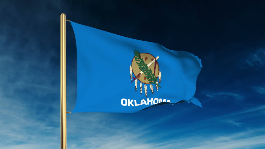 Oklahoma State Flag Waving Stock Footage Video 2767583 | Shutterstock