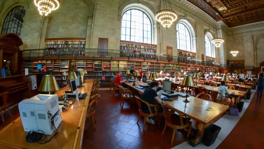 NEW YORK CITY - JUN 13: New York Public Library Is One Of The Largest ...