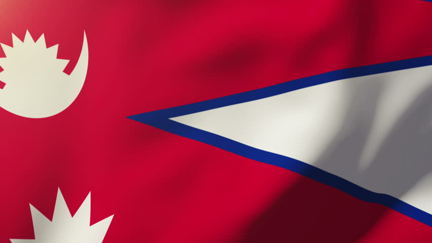 Waving National Flag Of Nepal Stock Footage Video 20591278 | Shutterstock