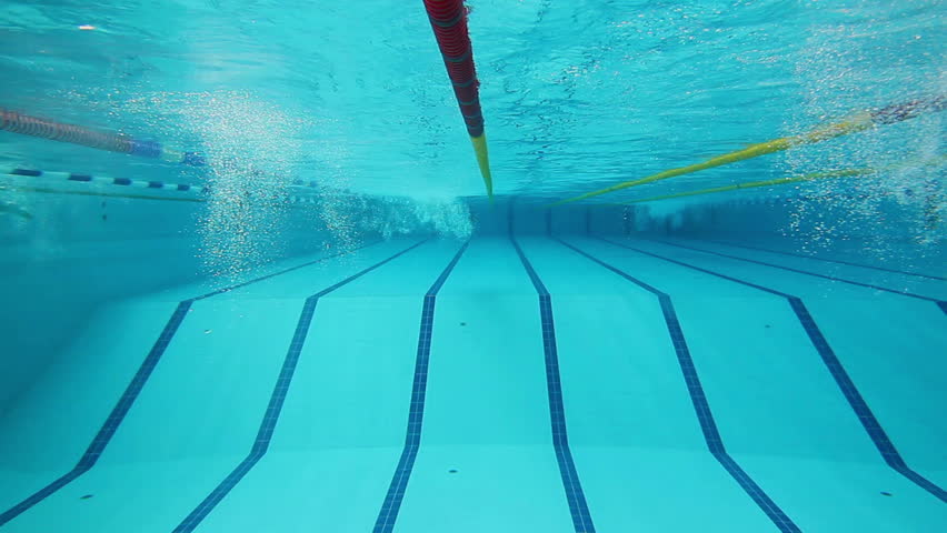 Underwater Picture Of The Lanes Of A Swimming Pool; Sport ...